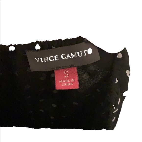 💥2 for $20💥Vince Camuto sheer polka dotted top💥 - Picture 3 of 3